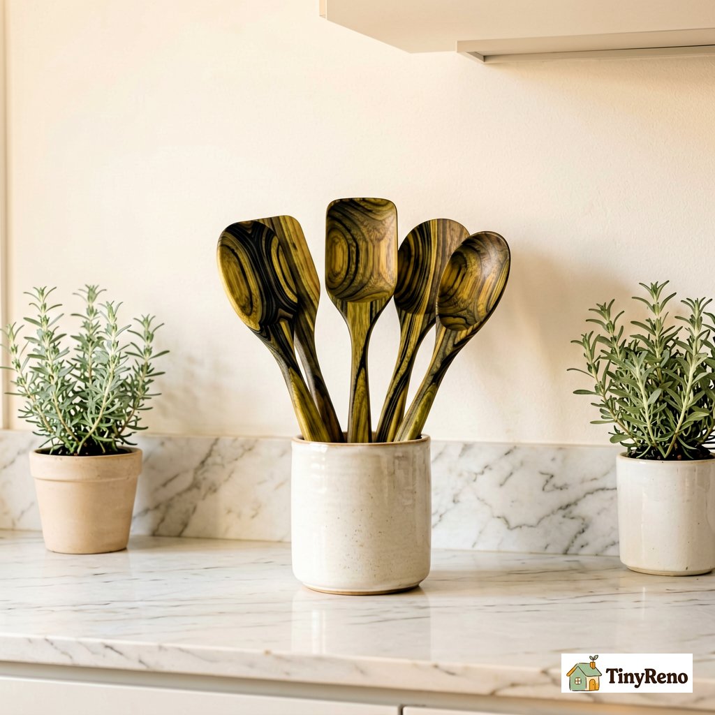 Olive Wood Cooking Utensils: What You're Paying For and Whether It Holds Up in a Rental Kitchen