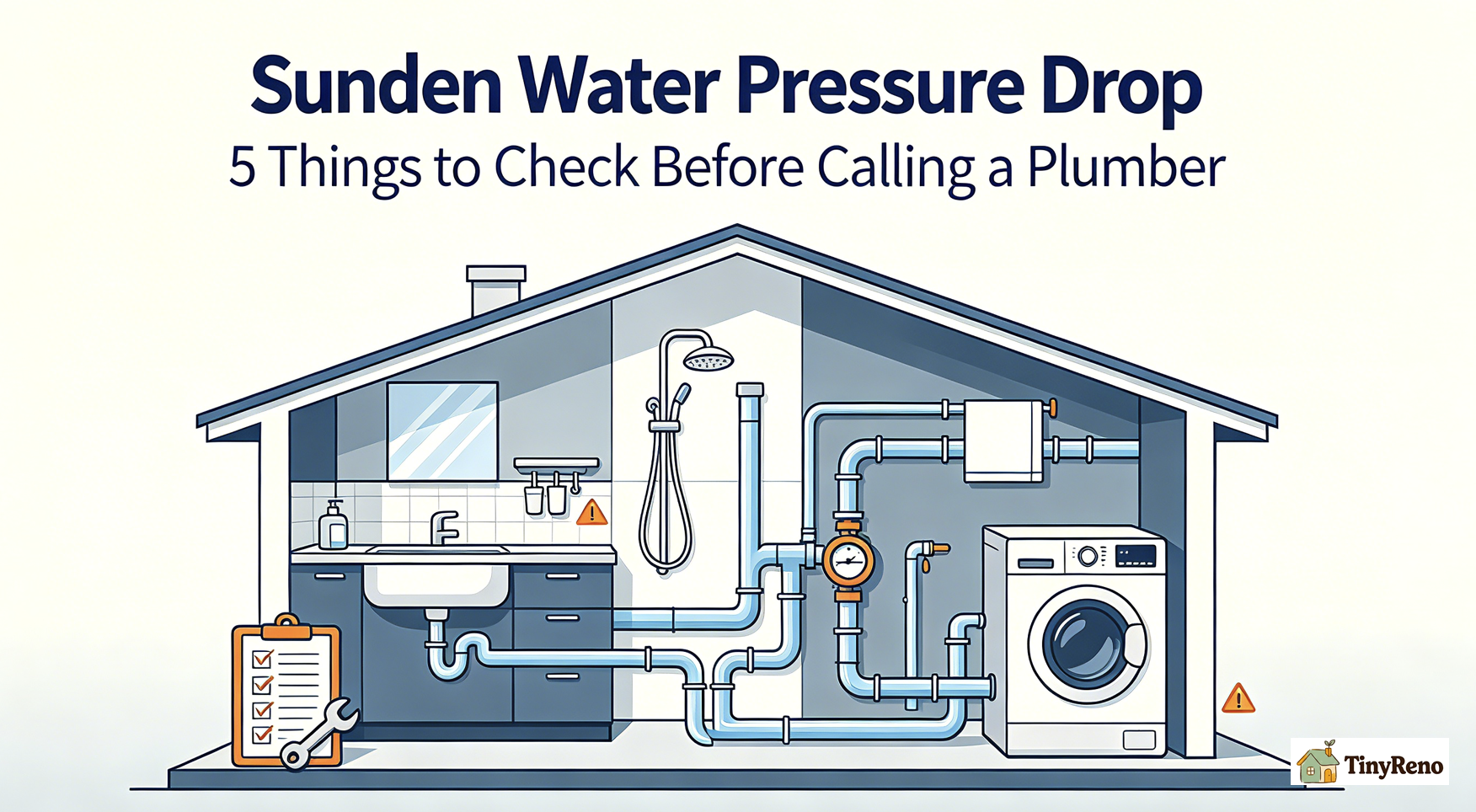 My Water Pressure Dropped Out of Nowhere — 5 Things I Checked Before Calling a Plumber