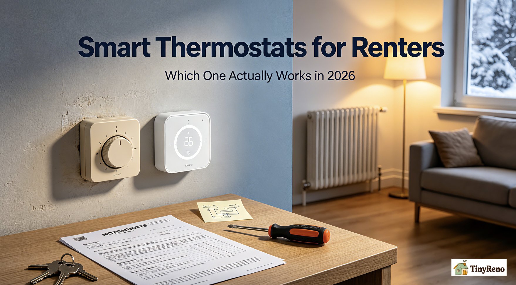 Best Smart Thermostat for Renters 2026: 4 Models That Don't Void Your Lease